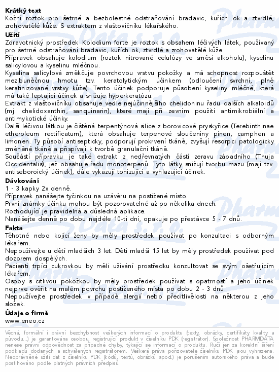 Phyteneo Kolodium forte 10ml