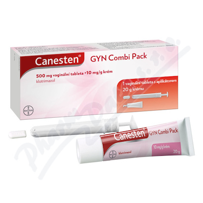 Canesten Gyn Combi Pack 500+10mg/g crm+v.tbl.1+20g