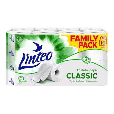 Linteo Toaletní papír CLASSIC 2vrstvý 16rolí