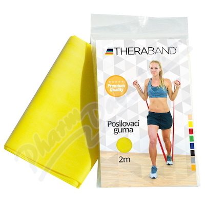 TheraBand Posilovací guma 2m žlutá 1.3kg
