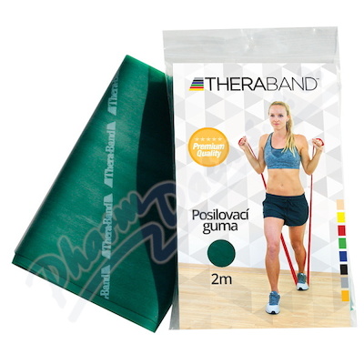 TheraBand Posilovací guma 2m zelená 2.1kg