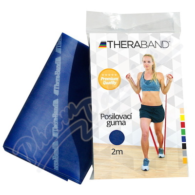 TheraBand Posilovací guma 2m modrá 2.6kg