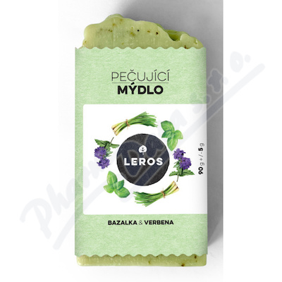 LEROS Pečující mýdlo bazalka&verbena 90g