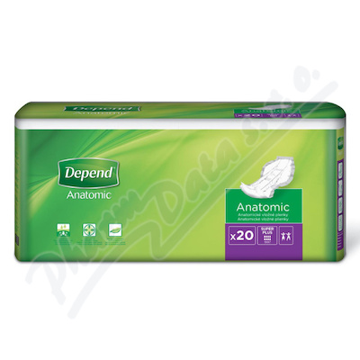 Depend Anatomic Super Plus inkont.vložné pleny20ks