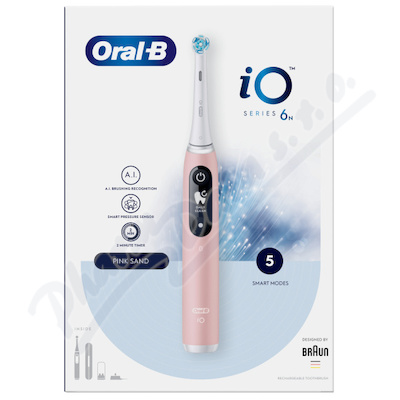 Oral-B iO Series 6 Pink elektrický kartáček