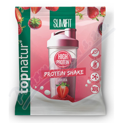 Topnatur SLIM&FIT Protein Shake jahoda 30g