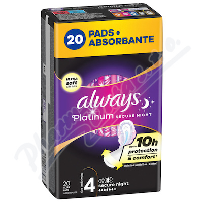 Always Platinum Secure Night 4 vložky 20ks