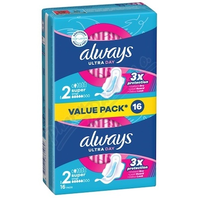 Always Ultra Day Super 2 vložky 16ks