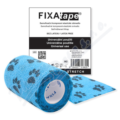 FIXAtape STRETCH samofix.obi.7.5x450cm mod.tlapky