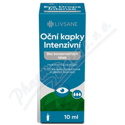 LIVSANE Oční kapky intenz.bez konzerv.látek 10ml