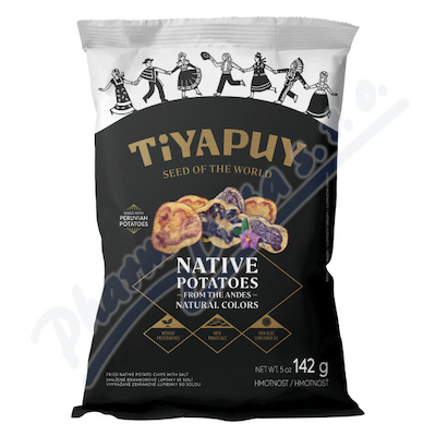 TIYAPUY brambůrky Natural se solí 142g