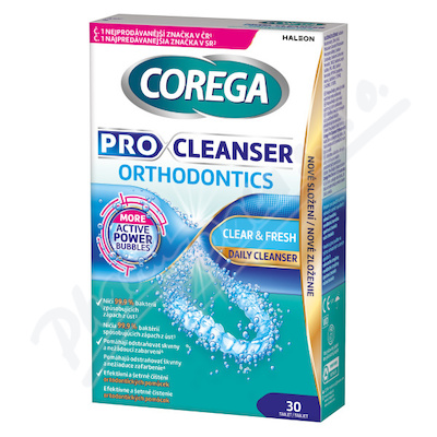 Corega Pro Cleanser Orthodontics čist.tablety 30ks