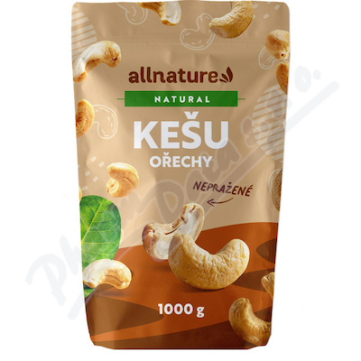 Allnature Kešu ořechy nepražené 1000g