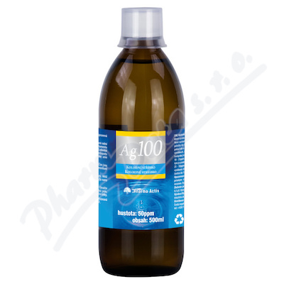 Koloidní stříbro Ag100 50ppm 500ml
