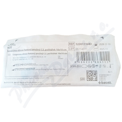 IMMUNITY obvaz hotový pružný č.2 polš.10x10cm st.