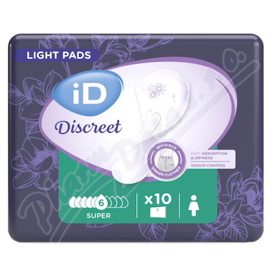 iD Discreet Light Pads Super 10ks