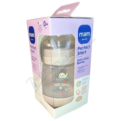 MAM Lahev PerfectStart Anti-Colic 0+ béžová 160ml