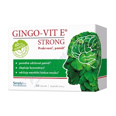 Gingo-vit E STRONG tob.60