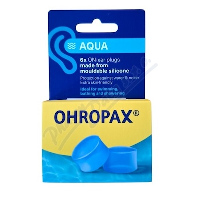 Ohropax AQUA silicon zátky do uší 6ks