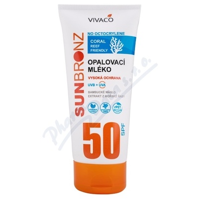 VIVACO SUN BRONZ opalovací mléko SPF50 200ml