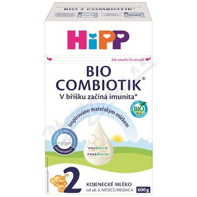 HiPP 2 Combiotik kojenecké mléko BIO 600g