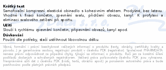 FIXAtape STRETCH samofix.obinad.5x450cm tělová
