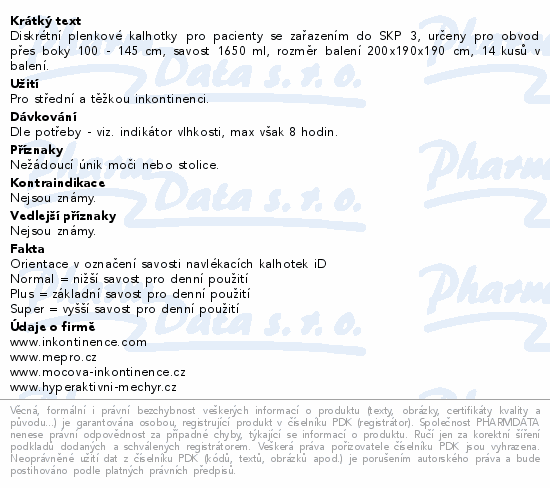 iD Pants Plus L 14ks