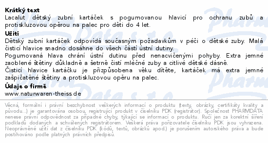 Lacalut dětský zubní kartáček mix 0-4 let