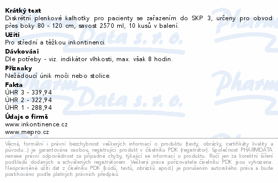 iD Pants Maxi M 10ks