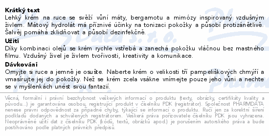 LEROS živel Vzduch krém na ruce 30ml