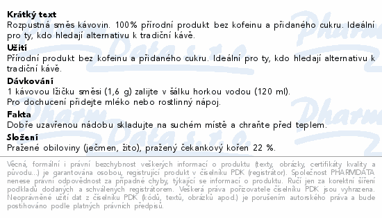 Melta ČEKAFE směs Original 120g