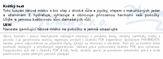 WELEDA Zjemňující těl. mléko s Divokou růží 250ml