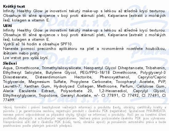 Dermacol Infinity Healthy Glow Found.Beige 02 20g