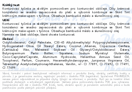 Dermacol Contour Stick Warm Mocha 02 7g