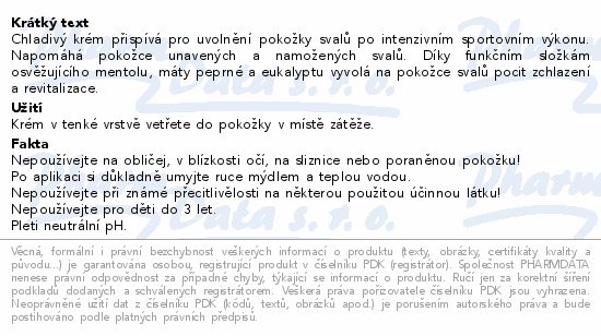 Emspoma Pro chladivý krém 500ml