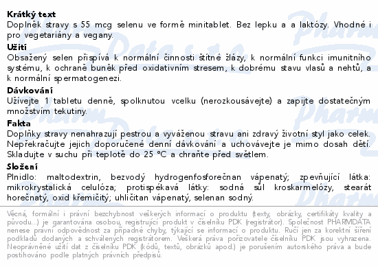 LIVSANE Selen 55mcg tbl.90