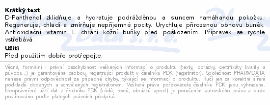 SOLERO 10% Panthenol sprej 150ml