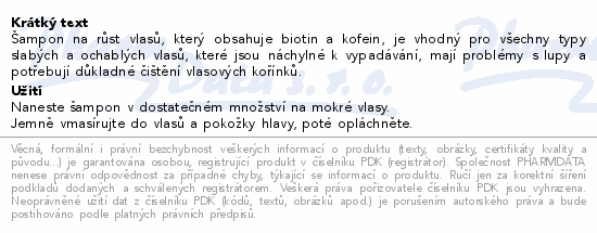 mioWell Regenerační šampon 250ml