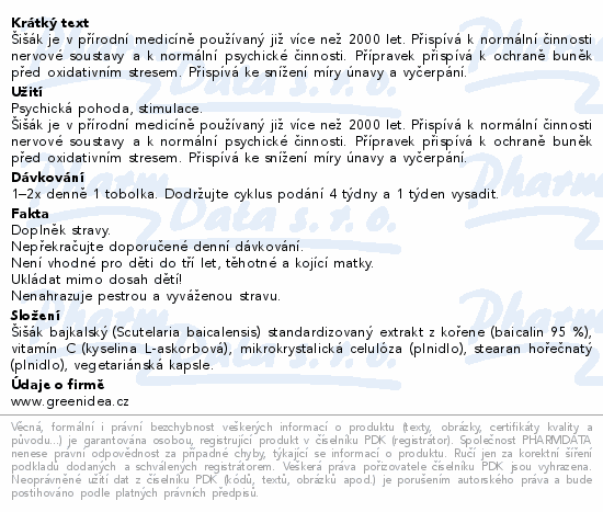 Green idea Šišák bylinné tob.60