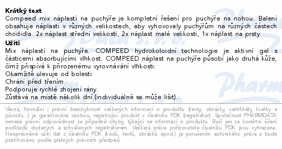 Compeed Náplasti na puchýře mix 5ks