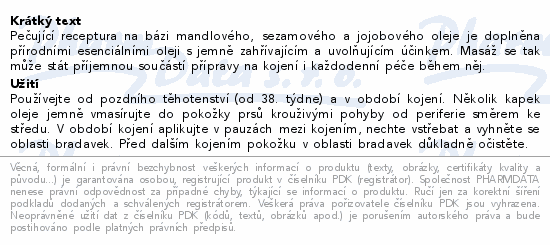 WELEDA Mama Olej na masáž prsů 50ml