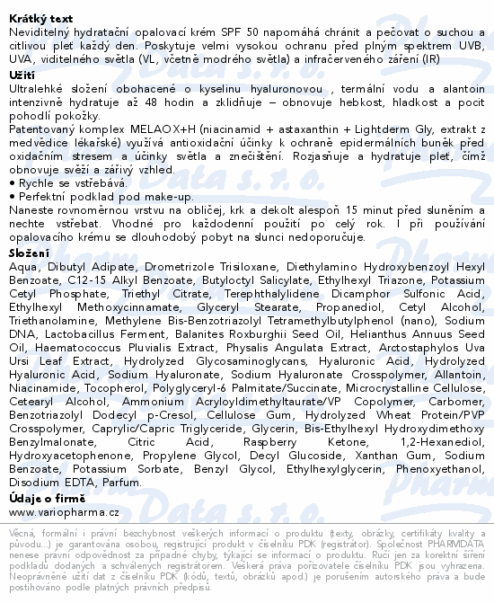 DERMEDIC Sunbrella nevidit.hydr.krém SPF50+ 40ml